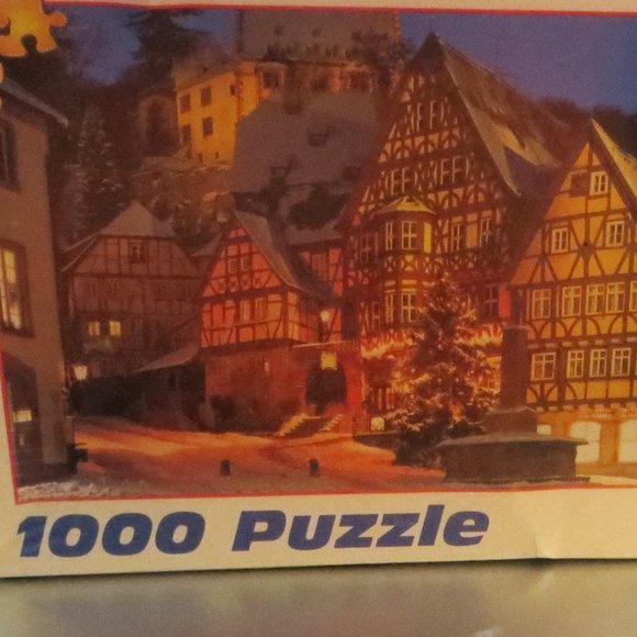 Play Time Jigsaw Puzzle Miltenberg Germany 1000 Piece New In Sealed Box - Picture 1 of 4